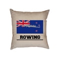 thumbnail image 1 of New Zealand Olympic - Rowing - Flag - Silhouette Decorative Linen Throw Cushion Pillow Case with Insert, 1 of 6