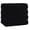 Black-4 Pack Bath Towel, variant on Black 2 Pack Bath Sheet Waffle Weave Euro Spa Towel