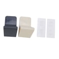 thumbnail image 2 of Pedal De Ducha, Amarillo Gris Antideslizante, Sin Perforación, Ayuda Para Las Piernas, Ducha, Afeitado, Reposapiés Triangular, 2 Piezas Para Baño, 2 of 7