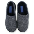 SLM Men's Bedroom Slippers Non Skid Faux Fur Lined House Shoe Slides