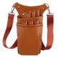thumbnail image 5 of Estuche tipo billetera para tijeras de peluquería, para salón, spa y peluquería. Marrón claro, 5 of 8