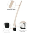thumbnail image 4 of Unique Bargains 17' Length 2' Width Bristle with Long Wood Handle Black Bent Radiator Paint Brush, 4 of 5