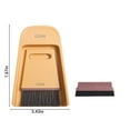 1 Pc Desktop Cleaning Set 7.7 x 5.4 x 1.4in – Mini Brush and Dustpan ...