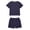 0-Navy&596, variant on Tiijoy Toddler Boys Casual Outfits Kids Loose Short Sleeve T-Shirt Shorts Set, Sizes 4-5