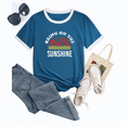 thumbnail image 4 of Amazon Wish Camiseta casual de moda con cuello redondo y mangas cortas que aporta un diseño original divertido y moderno. Ropa informal, 4 of 4