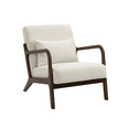 thumbnail image 3 of Homy Casa Modern Upholstered Armchair with Solid Wood, Accent Lounge Chair for Living Room, Balcony, 3 of 5