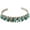 B, variant on Bohemian Natural Stone Turquoise Engraved Cuff Bracelet Adjustable Wrap Bangle Western National Style for Women Gemstone Boho Jewelry