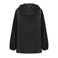 thumbnail image 5 of ShiShine Womens Waterproof Lightweight Rain Jacket Trench Coat Hooded Windbreaker With Pockets for Outdoor, 5 of 7