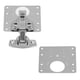thumbnail image 4 of Uadme Placa De Reparación De Bisagras, Juego De Accesorios De Mantenimiento De Acero Inoxidable para Gabinete De Puerta, 4 of 8