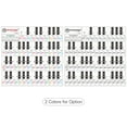 thumbnail image 2 of Riwcyla Removable Piano Keyboard Stickers for 37/ 49/ 61/ 88 Keys Keyboards Transparent with Musical Stave for Beginners Piano Learning Practice, 2 of 6