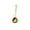 B, variant on Tableware Stainless Steel Guitar Spoon Coffee Spoon Stirring Spoon Titanium Plated Ice Bar Music Bar Spoon Small for Music Lovers