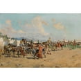thumbnail image 3 of Baldomero Galofré 24x17 Black Modern Framed Museum Art Print Titled - The Country Fair, 3 of 5