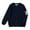 Navy, variant on Hwmodou Girls Base Layer Top Spring And Autumn Korean Version Of Trendy Sweater Coat Thin Solid Color Family Cottonblend Crewneck Knit Cardigan Wind