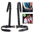 thumbnail image 3 of Cinturón de seguridad resistente con hebilla de 4 puntos, correas ajustables de resistencia y correa de seguridad para el hombro, arnés de cintur Soledad Arnés de seguridad para carreras, 3 of 4