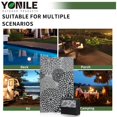 thumbnail image 4 of Alfombra de exterior YONILE, 244 x 305 cm, impermeable, luz LED, 4 of 8