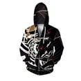 thumbnail image 4 of Sudadera con capucha para hombre de otoño con estampado floral y animal, sudadera con capucha informal para hombre, sudaderas con capucha con cremallera, ropa Y2k, 4 of 5