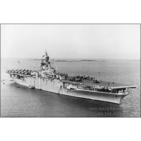 24"x36" Gallery Poster, USS Princeton (CV-37)