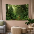 thumbnail image 2 of Blasgw Scenery Art Design Calico Tapestry Bedroom Decor Wall Hanging 51x59 Inches Multicolor, 2 of 6