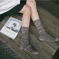thumbnail image 4 of Monyance scrunch socks Women Slouch Socks Breathable Scrunch Socks Loose Socks for Fashionable Dressing Style (Coffee)(5.91X1.97X0.39Inches), 4 of 5