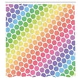 thumbnail image 3 of Ambesonne Colorful Shower Curtain, Eternal Shapes Retro, 69"Wx84"L, Multicolor, 3 of 5