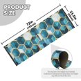 thumbnail image 5 of Yayeee Runner Rug for Bedroom 2'x6' Machine Washable Hallway Non Slip Mat, Light Blue Geometric Pattern, 5 of 8