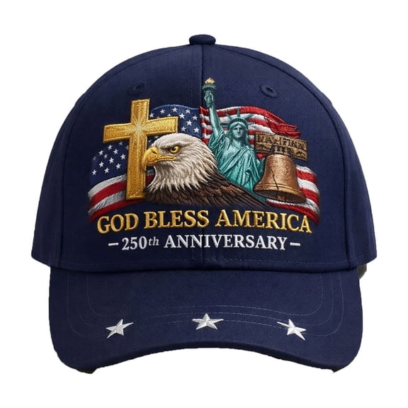 USA 250th Anniversary Hat, Patriotic 250 Year American Anniversary Hat, Commemorative Baseball Cap Unisex for Veterans & America 250 Merchandise
