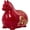 Red, variant on Yvsxxv Chinese Year of Horse Cartoon Statue Piggy Bank, Vinyl Plastic Coin Money Jar for Home Desktop Ornament Spring Festival Gift