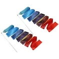thumbnail image 1 of Uxcell 2 Pcs Dance Ribbons, 78.7 Inch Sparkly Star Gymnastics Ribbon Streamers with White Wand for Gymnastics Artistic, Gradient, 1 of 7