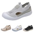 thumbnail image 2 of AUDeals Women’s EVA Cushion Walking Shoes Orthopedic Slip On Sneakers Breathable Lightweight Comfortable All Season Wear (Grey, 7.5), 2 of 8