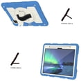 thumbnail image 4 of Rugged Case for iPad Pro 11 Inch 5th Generation 2024 (A2837 / A3006), Heavy Duty Protection Case with Shoulder Strap + Pencil Holder + 360° Rotating Hand Strap + Kickstand 3 In 1 Cover, Skyblue, 4 of 11
