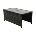 thumbnail image 4 of Better Homes & Gardens Rockport Ceramic Tile Outdoor Coffee Table, Brown, 4 of 12