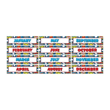 Teacher Created Resources Superhero Bursts Multi-Themed Cut Outs 30/Pack (TCR5830) - Walmart.com