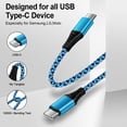 thumbnail image 3 of 40W PD Dual Port Type C Charger Block Fast Wall Charger with 2-Pack 6FT USB C Cable, Power Adapter Compatible with iPhone 17/16/15 Pro Max iPad Pro Galaxy S26 Android, Blue, 3 of 7
