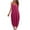 Hot Pink, variant on yillto Womens Summer Dress Sleeveless Crew Neck Spaghetti Strap Loose Summer Maxi Tank Cami Dresses