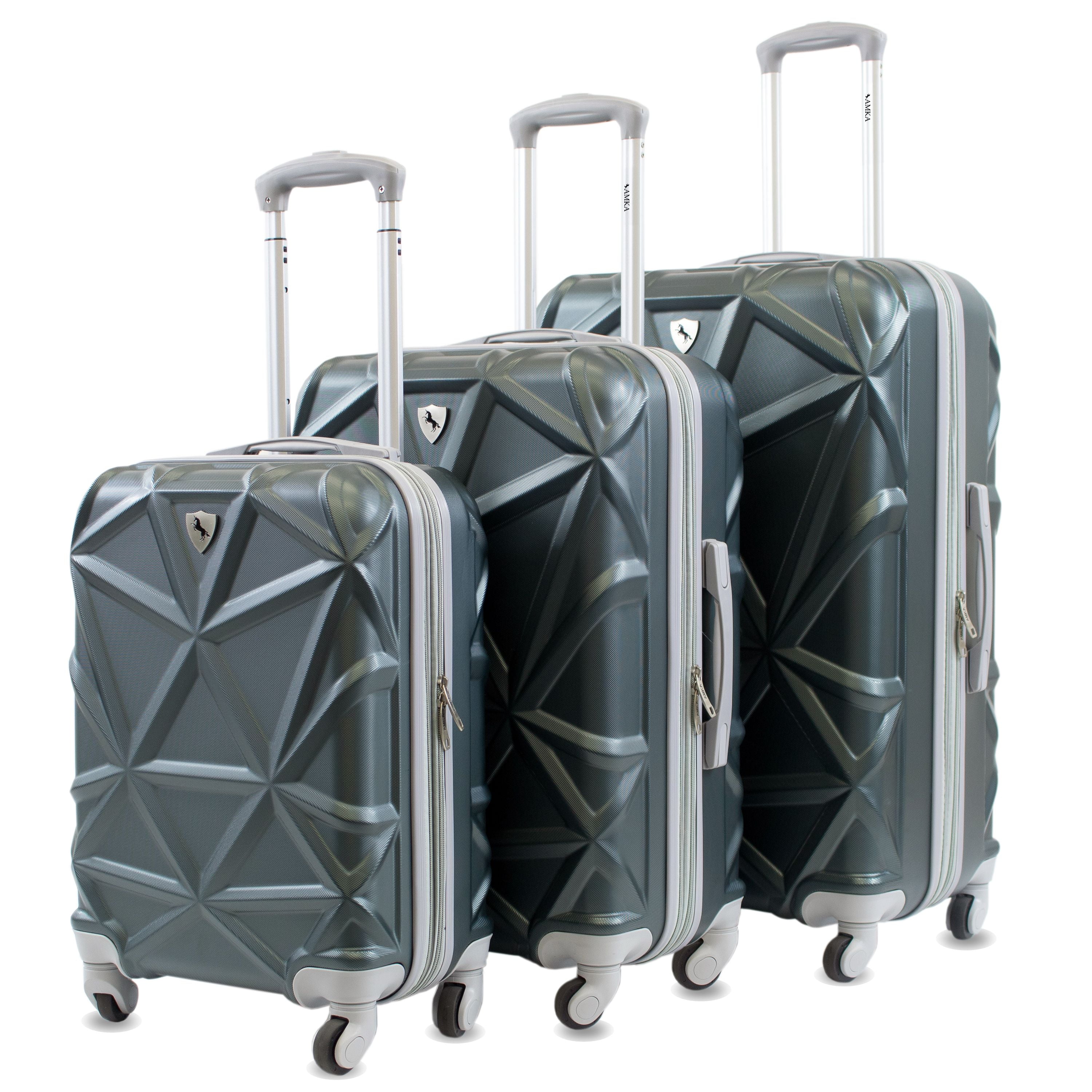 it luggage black & rose gold trim 31 inch suitcase