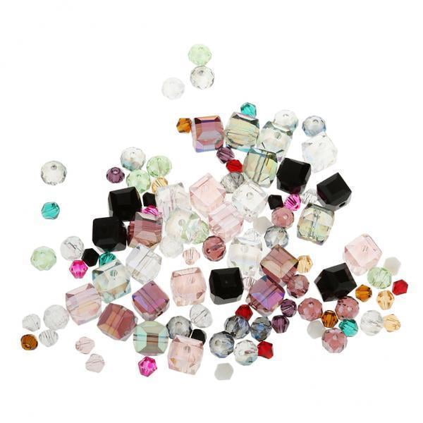 yuksok 4-20pack 100Pcs Assorted Crystal DIY Charms Hair Bow Accessory 4 Pcs