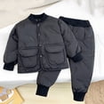 thumbnail image 6 of ATOGUTA Girls Winter Outfits Winter Coats and Matching Pants Lightweight Puffer Jacket Clothing Set Snowsuit Ski Suit Black, 6 of 6