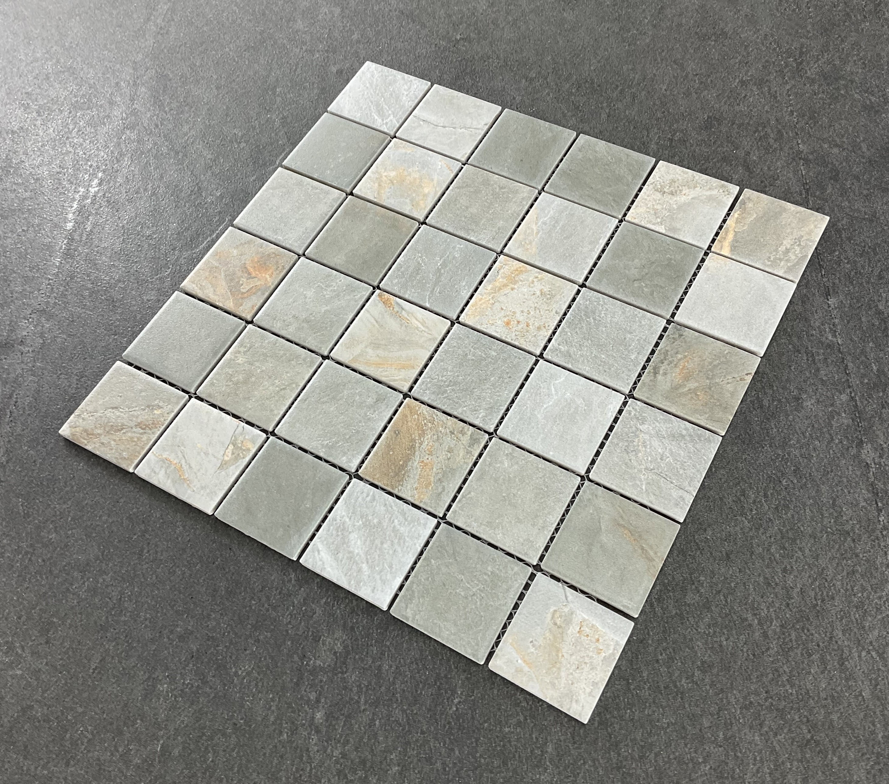 15-Sheets of 2 x 2 Grid Matte Porcelain Mosaic Wall Tile / Floor Tile