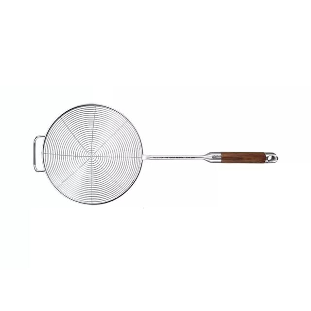 Leaky Spoon Household Kitchen Strainer Sieve Stainless Steel Fishing Noodles Oil Separator Spoon Commercial Deep Frying Leakage Net