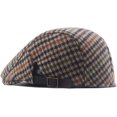 thumbnail image 4 of CoCopeaunts Beret Hat Plaid Wool Cabbie Hat Men Women Adjusted Ivy Newsboy Cap Male Female Artist Painter Autumn Winter Hat, 4 of 7