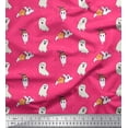 thumbnail image 1 of Soimoi Poly Georgette Fabric Ghost Halloween Printed Craft Fabric by The Yard 42 Inch Wide, 1 of 3