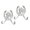 White, variant on Oasiva 2 Pack Cast Iron Wall Mounted Decorative Hooks For Indoor Outdoor Use Horse Head Hangers Garden Decoration Accessories