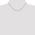 thumbnail image 2 of 10k White Gold 1.8mm Round Link Cable Chain Necklace Pendant Charm, 2 of 9