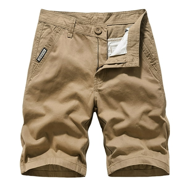pstuiky Pantalones cortos de gimnasio para hombre, Pantalones cortos deportivos de verano para hombre, holgados, con múltiples bolsillos y corte holgado. Pantalones cortos de golf
