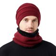 thumbnail image 4 of Winter Set for Couples Matching Beanie and Scarf Weekend Outings Ski Resorts Hat Scarf, 4 of 4