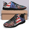 thumbnail image 4 of Bulldog American Flag Running Shoes Sneakers Mesh Black Size 10, 4 of 5