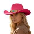 thumbnail image 4 of Chapeau de Cowboy Style Western pour Usage Quotidien à la Maison avec Design Classique et Attrait Intemporel, 4 of 5