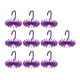thumbnail image 3 of 10 piezas de organizadores de armario giratorios ajustables con 18 ganchos y correas violeta, 3 of 6