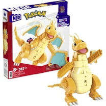 MEGA Pokemon Building Toy Kit Dragonite (388 Pieces) with Motion for Kids