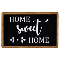 Achim Modern Farmhouse PVC Foam Anti Fatigue Kitchen Mat, Black, 18" x 30"